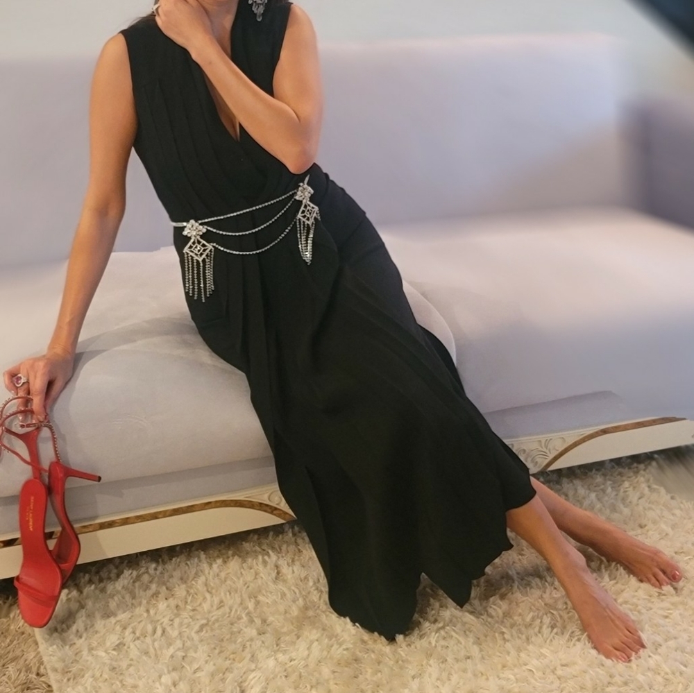 NWT Gucci NAVY Long Dress -XS to S